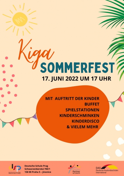 KIGA-Sommerfest-Plakat