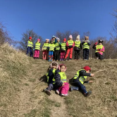 Waldspaziergang der Vorschulkinder