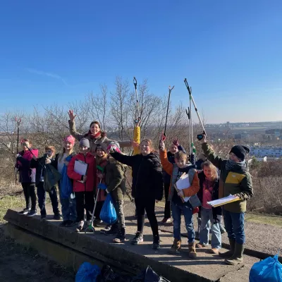 Erfolgreiche Müllsammelaktion der Klasse 3a