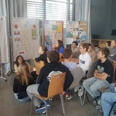 Internationales Essen mit der 6b