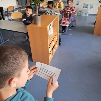 Post vom Osterhasen für die 1. Klasse