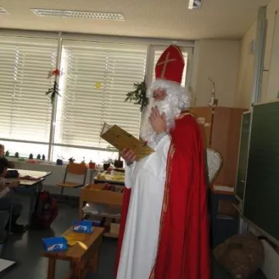 Der Nikolaus besuchte am 6.12.
