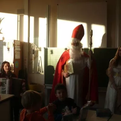 Der Nikolaus besuchte am 6.12.