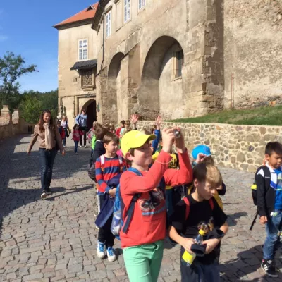 Ausflug zur Burg Křivoklát der Klassen 2 und 3