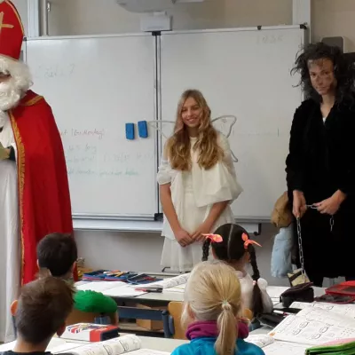 Der Nikolaus war in der Grundschule