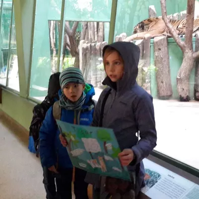 Die Klassen 1 und 4 waren im Zoo!