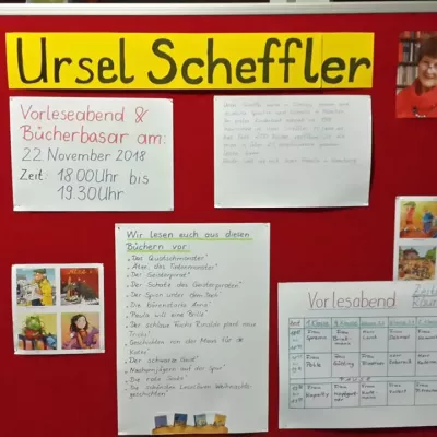 Vorleseabend - Ursel Scheffler und unser Bücherturm