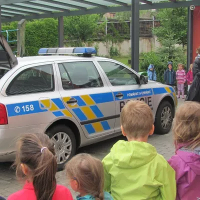 Die Polizei besucht uns