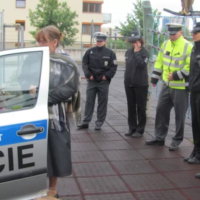 Die Polizei besucht uns