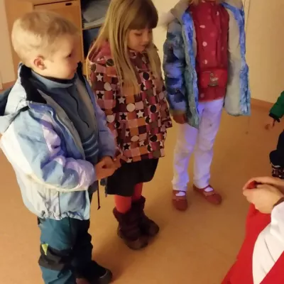 Nikolaussprechstunde im Kindergarten