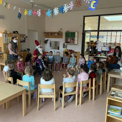 Der Nikolaus im Kindergarten
