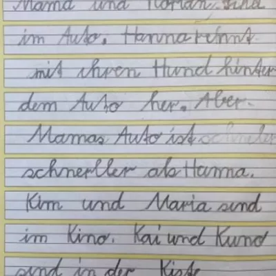 Schreibschrift: 