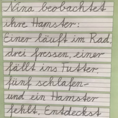 Schreibschrift: 